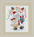 Christmas Santa Counted Cross Stitch Pattern - Free for Subscribers - Wizardi