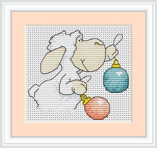 Christmas Sheep - PDF Free Cross Stitch Pattern - Wizardi