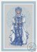 Christmas Snow Maiden - PDF Cross Stitch Pattern - Wizardi