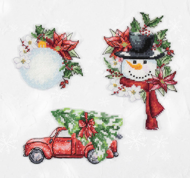 Christmas Toys JK037L Counted Cross-Stitch Kit - Wizardi