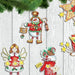 Christmas tree toy cross-stitch kit T-01C Set of pictures "Christmas toys" - Wizardi