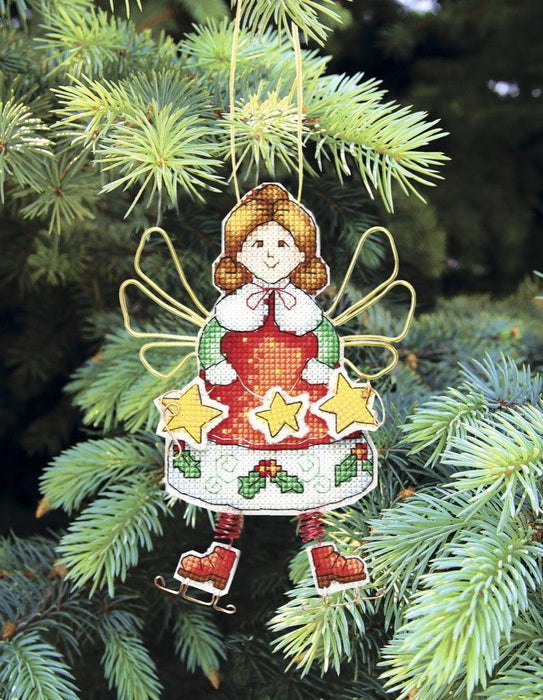 Christmas tree toy cross-stitch kit T-02C Set of pictures "Christmas toys" - Wizardi