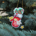 Christmas tree toy cross-stitch kit T-03C Set of pictures "Christmas toys" - Wizardi