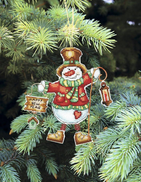 Christmas tree toy cross-stitch kit T-04C Set of pictures "Christmas toys" - Wizardi