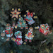 Christmas tree toy cross-stitch kit T-04C Set of pictures "Christmas toys" - Wizardi