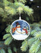 Christmas tree toy cross-stitch kit T-21C Set of pictures "Winter evening" - Wizardi