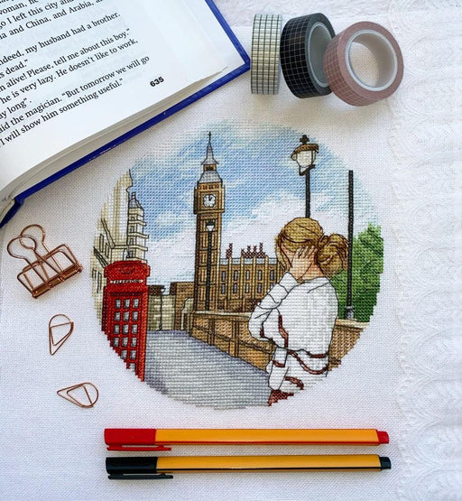 City of London - PDF Cross Stitch Pattern - Wizardi