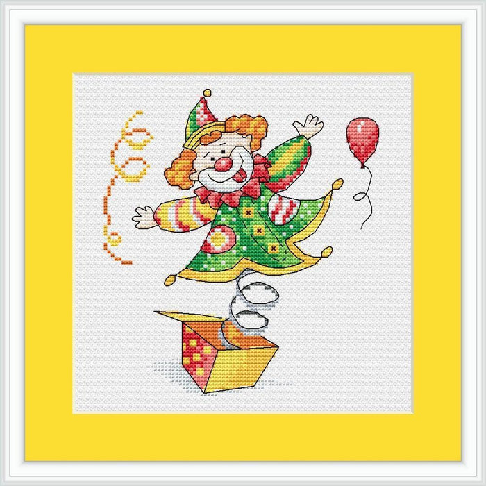 Clown Counted Cross Stitch Chart - Free for Subscribers - Wizardi