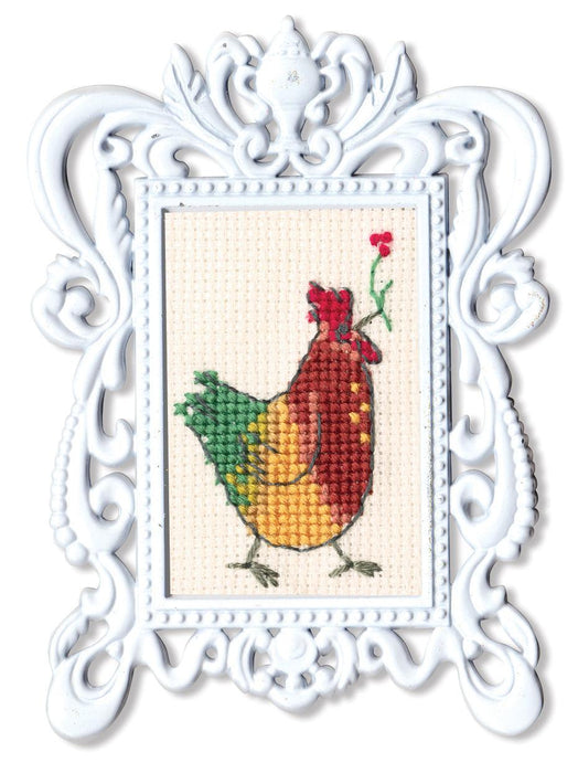 Cock FA006 Counted Cross Stitch Kit - Wizardi