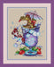 Cocktail Dragon - PDF Cross Stitch Pattern - Wizardi