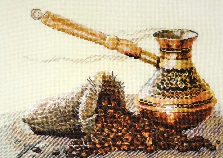 Coffee Flavor 880 Counted Cross Stitch Kit - Wizardi