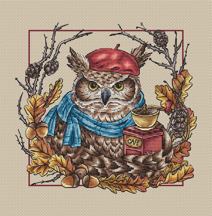 Coffee lover - PDF Cross Stitch Pattern - Wizardi