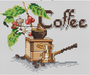 Coffee - PDF Free Cross Stitch Pattern - Wizardi