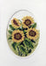 Complete cross stitch kit - greetings card "Sunflowers" 6099 - Wizardi