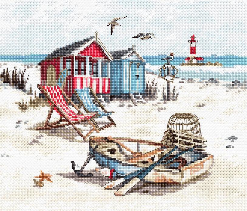 Counted Cross Stitch Kit Beach Leti972 - Wizardi