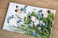 Counted Cross Stitch Kit Butterflies and bluebird flowers Leti939 - Wizardi