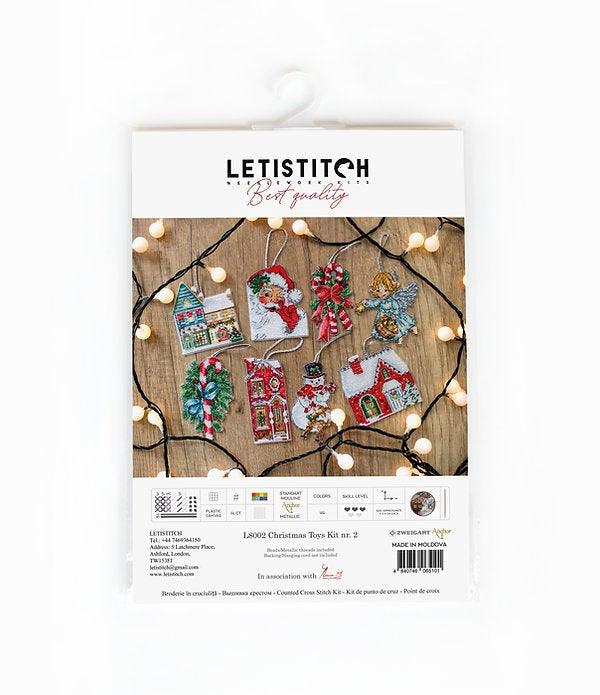 Counted Cross Stitch Kit Christmas Toys Kit 2 L8002 - Wizardi