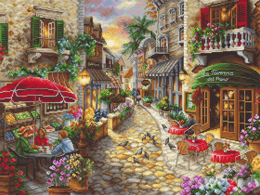 Counted Cross Stitch Kit Early Evening in Avola L8021 - Wizardi