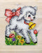 Counted Cross Stitch Kit Easter Ornaments kit of 8 pcs L8032 - Wizardi