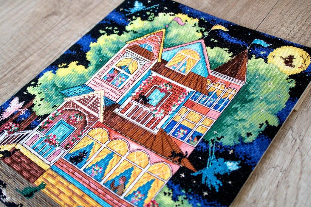 Counted Cross Stitch Kit Fairy tale house Leti937 - Wizardi