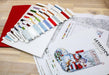 Counted Cross Stitch Kit Snowman and Santa Stocking L8016 - Wizardi