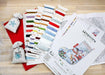 Counted Cross Stitch Kit Snowman and Santa Stocking L8016 - Wizardi