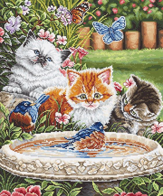 Counted Cross Stitch Kit Splashing up some fun L8028 - Wizardi