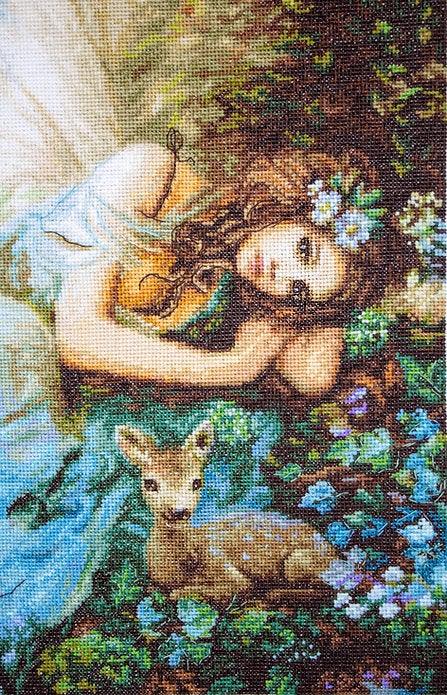 Counted Cross Stitch Kit Spring Fairy Leti960 - Wizardi