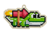 Crocodile CSw361 Diamond Painting on Plywood Kit - Wizardi