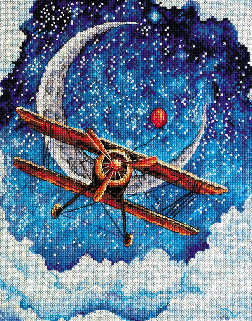 Cross-stitch kit Above the clouds AH-093 - Wizardi