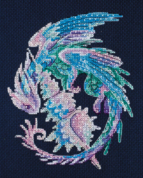 Cross-stitch kit Baby dragon AH-157 - Wizardi