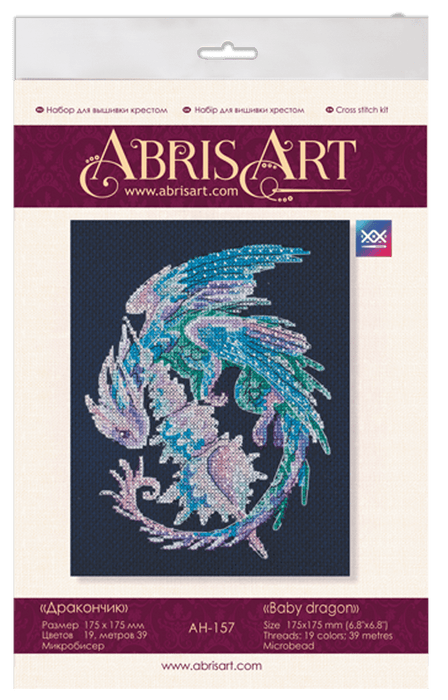 Cross-stitch kit Baby dragon AH-157 - Wizardi