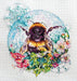 Cross-stitch kit Caramel spider web AH-085 - Wizardi