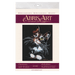 Cross-stitch kit Fluffy kitten AH-062 - Wizardi