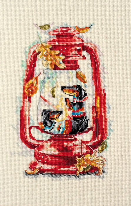 Cross-stitch kit Heat of October AH-088 - Wizardi