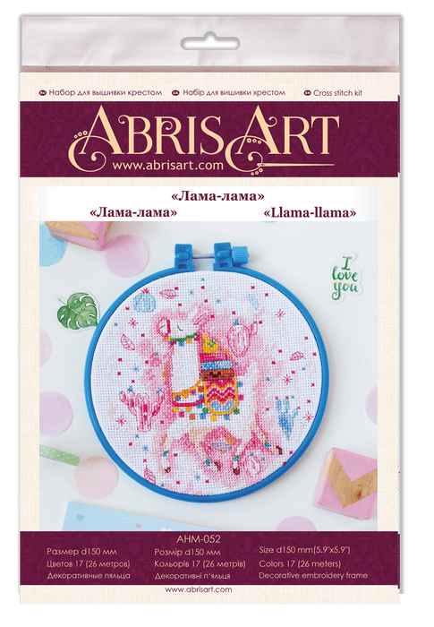 Cross-stitch kit Llama-llama AHM-052 - Wizardi