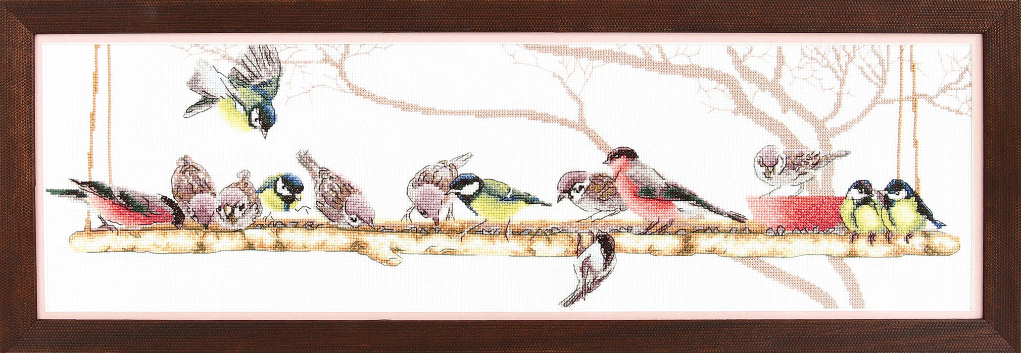 Cross-stitch kit M-312C "Festival of birds" - Wizardi