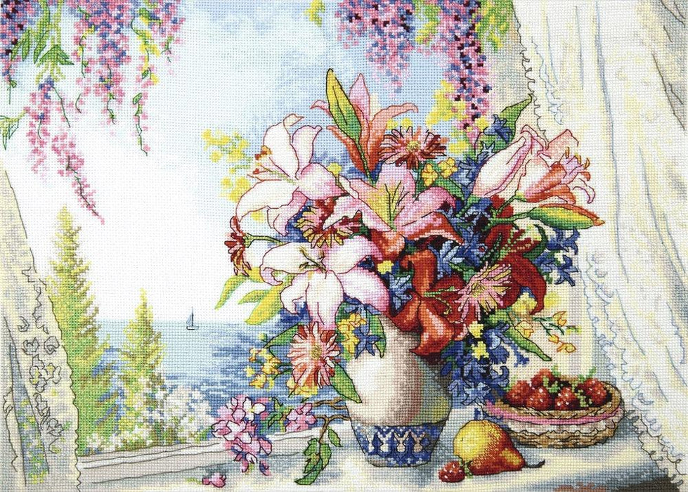 Cross-stitch kit M-383C "Sea flavor" - Wizardi