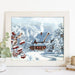 Cross-stitch kit M-385C "Frosty evening" - Wizardi