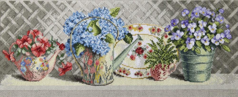 Cross-stitch kit M-390C "The aroma of the summer" - Wizardi