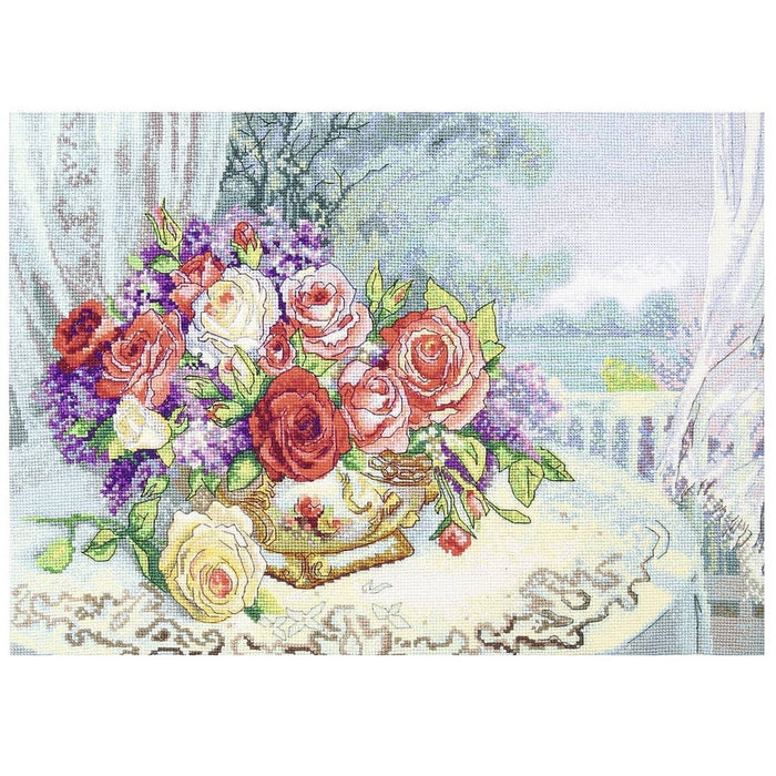 Cross-stitch kit M-399C "Wind blow" - Wizardi