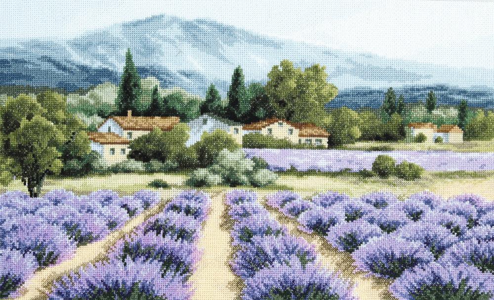 Cross-stitch kit M-416C "Mountain lavender" - Wizardi