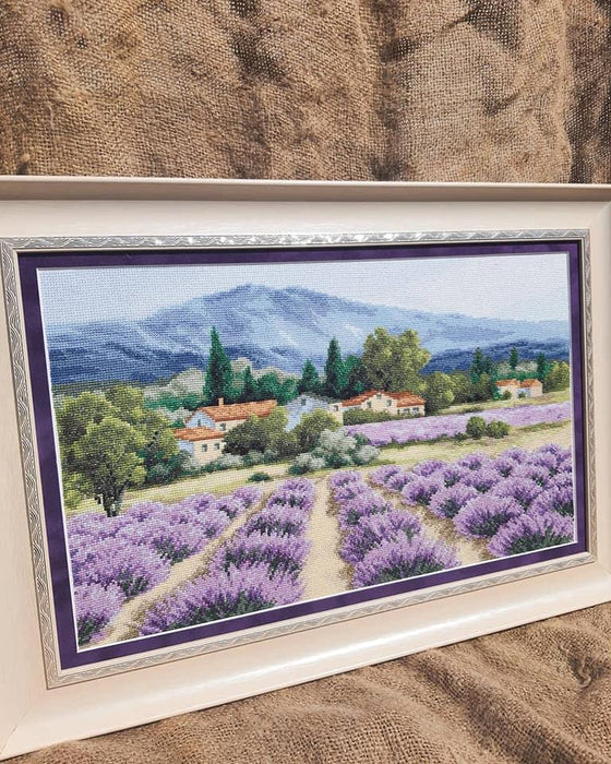 Cross-stitch kit M-416C "Mountain lavender" - Wizardi