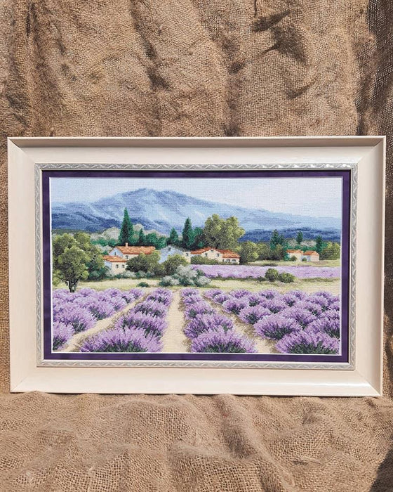 Cross-stitch kit M-416C "Mountain lavender" - Wizardi