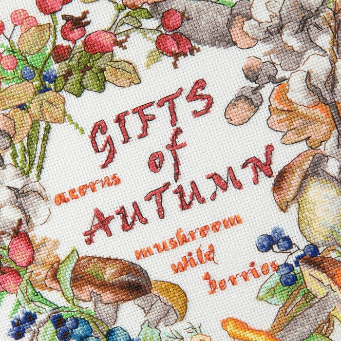 Cross-stitch kit M-433C "Gifts of Autumn" - Wizardi