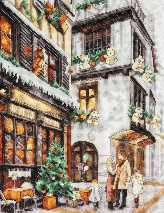 Cross-stitch kit M-478C "Looking for gifts" - Wizardi