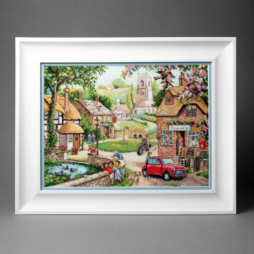 Cross-stitch kit M-490C "One morning" - Wizardi