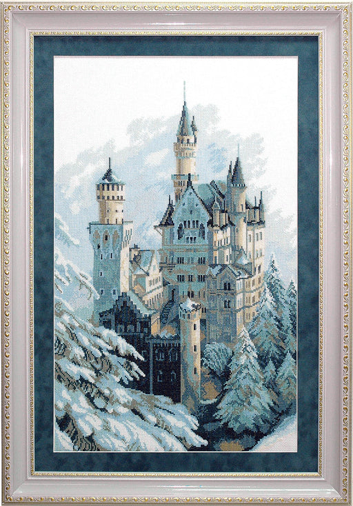 Cross-stitch kit M-98C (A-151) "Winter castle" - Wizardi