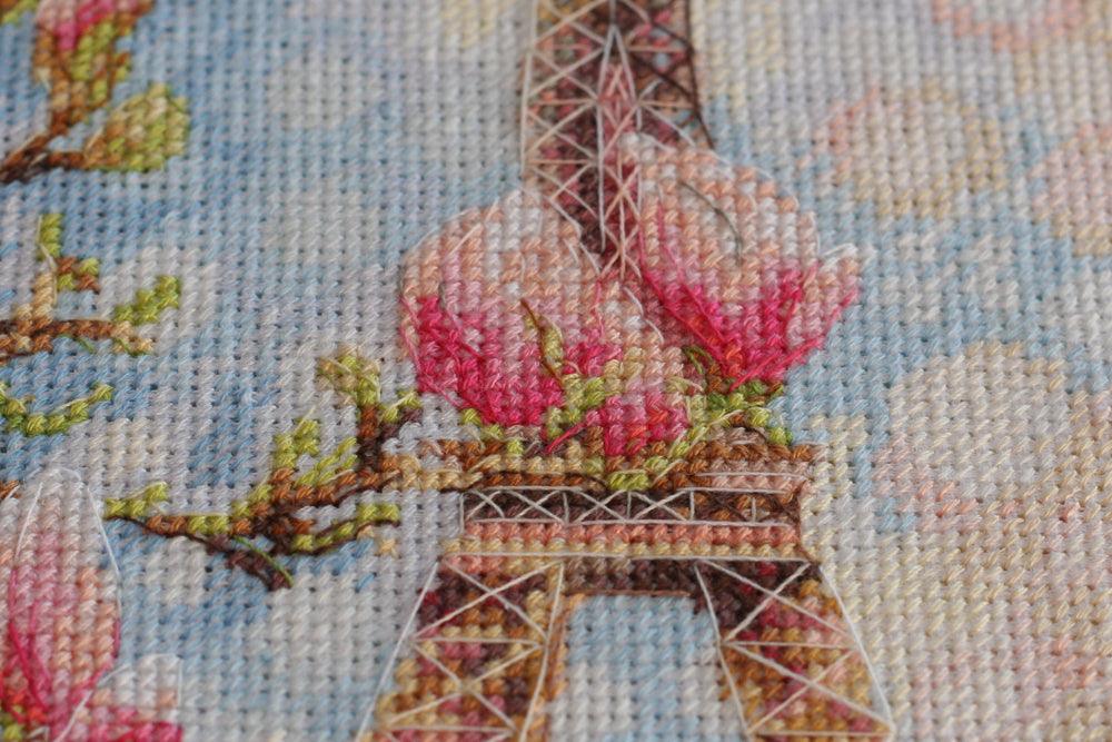 Cross-stitch kit Morning in Paris AH-075 - Wizardi