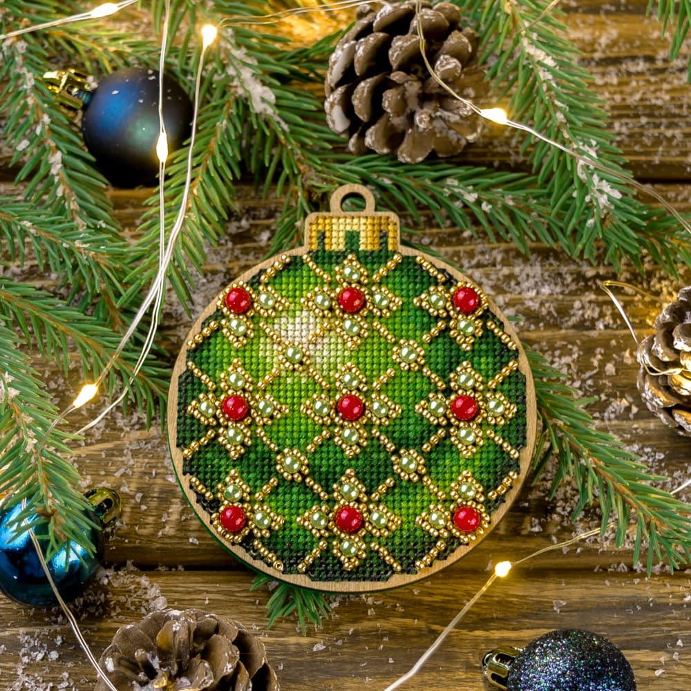 Cross-stitch kit on wood FLW-007 - Wizardi